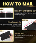 Steps for using Bulk 500 Pack Trading Card Envelopes 7 By 4.35 Inch Mailers For Shipping Perfect Sized Envelope For Mailing Semi Rigid And Toploaders Protective Supplies Black