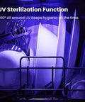 Hassle Free Countertop Dishwasher Plops Onto Your Kitchen Counter Making Chore Work A Breeze With Its Plug And Play Water Reservoir And Seven Fast Wash Cycles For Spotless Loads Daily with UV sterilization function.
