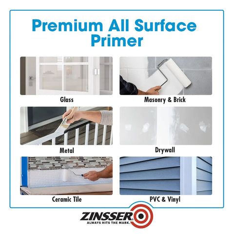 All Purpose Primer Sealer Stain Killer For Interior And Exterior Surfaces Bonds To Glossy Finishes Works At 35 F Rust Inhibitive Stain Blocking Ideal For Ferrous Metal Seals And Preps Quickly 1 Quart applied