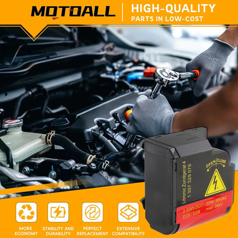Plug And Play HID Xenon Bulb Igniter Ballast Headlight Starter Kit Fits BMW E46 E63 E64 X3 E83 installation process shown