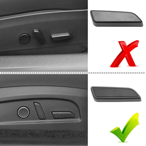 Tesla Model 3 And Model Y Seat Adjustment Button Replacement Drop In Right Power Seat Switch Cushion Forward Button Cover For 2021 2022 2023 2024 Fits Model 3 Y 1098842 01 D