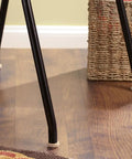Secure Grip Formed Felt Furniture Pads Linen 1 Inch Cup Design on chair legs protecting hardwood floor