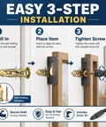 Workhorse 400 Piece Self Drilling Drywall Anchor And Screw Kit With 170 Expansion Anchors 200 Drywall Screws And 50mm Double Ended Driver Bit For Quick Strong All In One Hollow Wall Mounts, 3-step install