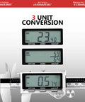 Rechargeable 8 Inch Digital Caliper With Stainless Steel Vernier Micrometer showing large LCD display and Type C charging.