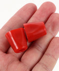 Two Pack Replacement Fencing Socket Nuts for Walking and Fencing Gear Stainless Steel and Plastic Construction Easy to Install and Remove