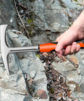 28 Oz Welding And Chipping Hammer With Forged Steel One Piece Construction And Shock Reduction Handle used on rocks