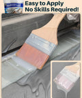 Applying Ultra Clear 281oz Invisible Waterproof Coating Sealant For Roofs And Walls Indoor Outdoor Waterproof Membrane
