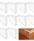 10 Pack Clear Corner Protectors For Tables Cabinets And Windows Soft PVC Edge Guards Bumpers To Shield Sharp Furniture Edges