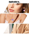 DIY Fabric Covered Button Kit With Five Sizes And Tools, 100 Piece Set Includes 20 Button Covers Per Size And One Installation Tool, Total 105 Sets, Aluminum Alloy Button Maker used on earring, bracelet, and coat