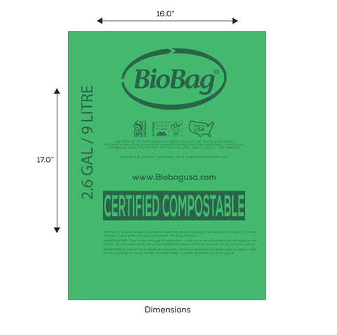 Heavy Duty Compostable Food Scrap Bags 100 Count Bpi Certified Biodegradable Kitchen Counter Liners Zero Hassle Home Compost Trash Slick Eco Friendly Pack With Tough Edges