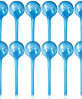 12 Pack Large Plant Watering Globes Self Watering Bulbs For Indoor And Outdoor Pots Refillable Transparent Plastic Garden Watering Devices For Easy Hassle Free Plant Care While Youre Away, set of blue watering globes