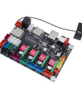 Close-up of 32Bit CNC Engraving Machine Control Board Kit With GRBL 4 Axes S3 Processor WiFi LAN for DC12V and 24V 10A