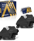 Set Of 2 Main HVAC Heater Blend Door Actuators For Dodge Charger And Challenger 2008 To 2023 Grand Caravan 2008 To 2020 And Magnum 2008 Temperature Air Inlet Mode Replacement, showing two black actuators with manual and packaging.