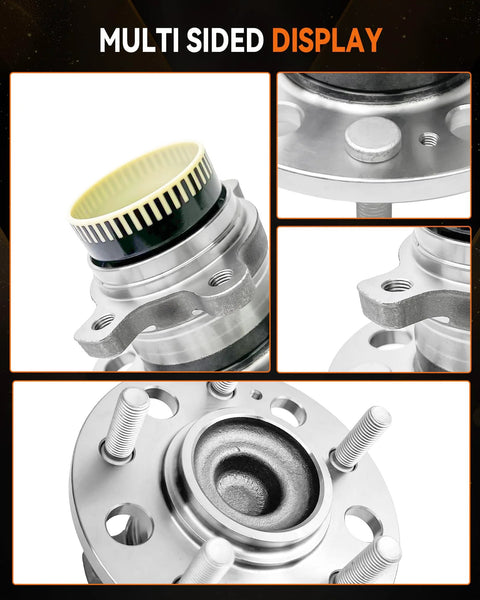 Multi-angle view of Rear Wheel Bearing Hub Assembly 512437 OEM Grade for Kia Optima 2011-2015 5 Lug With ABS