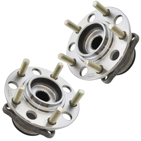 Rear Wheel Bearing And Hub Assembly Set For 2007 2013 Mitsubishi Outlander AWD And 2012 2015 Lancer SE Plus 2016 2017 Lancer AWD Two Piece Replacement Kit Driver And Passenger Sides