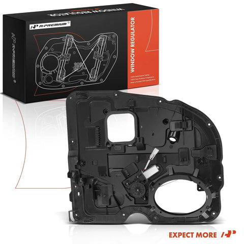 Rear Right Passenger Window Regulator With 2 Pin Plug Motor For Dodge Ram 1500 2009 2020 Replacement Lift No Fuss Install OE Style Cable Assembly Direct Fit 68045170AC
