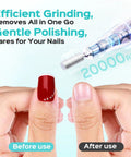 Cordless Nail Drill Kit With LED Display Adjustable Speeds And Professional Nail File For Acrylic Gel Powder Portable Use