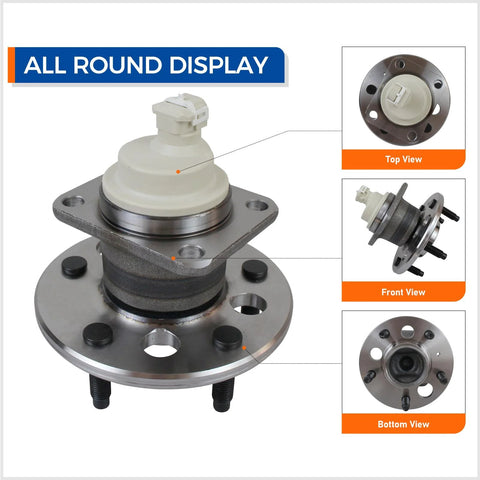 Rear Wheel Bearing And Hub Assembly 5 Lug With ABS For Chevy Impala Monte Carlo Venture Buick Regal Lacrosse Century Allure