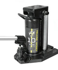 10 Ton Hydraulic Toe Jack With 5 Ton Claw Low Profile Lift Rig Badass Shop Workhorse that shows a heavy-duty hydraulic lift with a sleek design.