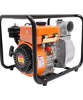 Straight Up Heavy Duty 196Cc Four Stroke Diesel Water Pump three inch trash transfer with sturdy frame and motor for irrigation.