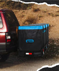 Big 25 Cu Ft Weatherproof Trailer Hitch Cargo Carrier Bag Set For Cars Trucks And SUVs Heavy-Duty 60x24x31 Inch on SUV