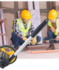 LiebeWH Measuring Wheel 0-9999.9m Telescopic Handle 0.5% Accuracy being used by workers on a construction site.