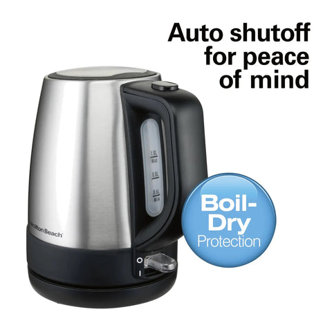 Electric Tea Kettle Cordless 1 L Water Boiler And Heater With Auto Shutoff And Boil Dry Protection Stainless Steel