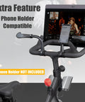 Handlebar Extenders For Indoor Exercise Bikes, Adjustable And Comfortable Grip Set With Included Shims, phone holder compatible