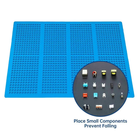 Premium Silicone Soldering Work Mat Heat Resistant Up To 920F Large 19.8 X 13.8 Inches Protective Electronics Repair Station