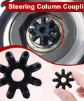 Close-up of 2 Pack Flexible Steering Coupler Replacement for Hyundai and Kia 56315-2K000FFF nylon pad in steering column coupling.