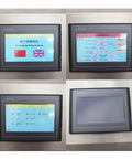 Control panel display for Pro Grade 110V Rotary Pump Filler For Thick Pastes And Runny Liquids With Durable Steel Housing.