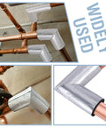 6 Pack Elbow Water Pipe Insulation Tubing With Aluminum Foil for 1 Inch Copper Pipes used in plumbing connections.