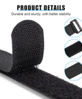 Close-up of 4 Pack Bike Rack Straps With Adjustable Wheel Stabilizers Heavy Duty Hook And Loop Straps With Anti Slip Gel Grip Tire Straps