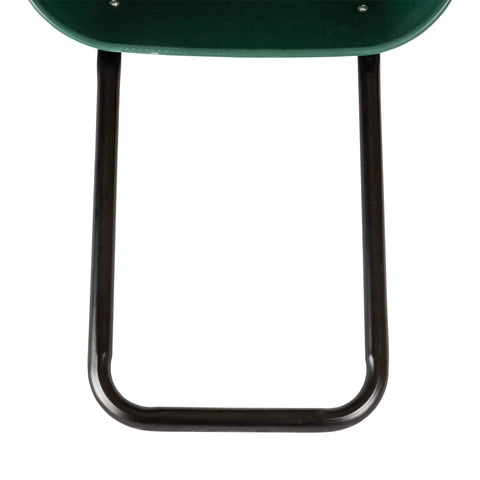 Close-up of Two Wheel Garden Barrow With Rust Proof Powder Coated Frame Black Loop Handle Cart showing the loop handle