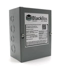 Big League 48 Amp EV Charger Works Smooth On 240 Volt Circuits Rated 125A To 200A Includes Smart Load Management energy management system in gray metal enclosure.