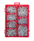 Aluminum Dome Head Blind Rivet Kit 570 Pieces With 3 Drill Bits For Quick Easy And Solid Fastening Dope Heavy Duty Pop Rivet Set For Automotive Marine And DIY Projects, red organizer tray