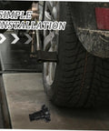 Spare Tire Bolt Replacement For Car And RV Hold Down Screw Durable Plastic Wheel Mounting Hardware shown below car for easy install