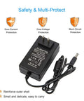Plug And Play 12V 2.5A Universal Power Adapter 100-240V To DC 12V 30W Charger With 3.6 Ft Cable for Analog DVR NVR CCTV