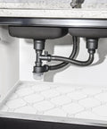 Under Sink Mat 22x34 Inch Waterproof Cabinet Liner For Kitchen And Bathroom, Leak Proof Drip Spill Protection with Reinforced Edges