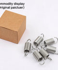 Heavy Duty Replacement Furniture Springs For Couch And Recliner Sofa Bed Repair, 2 Inch Tight Steel Coils, 6 Pack displayed with a cardboard box.