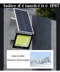 JUDYSSY Solar Garden Outdoor Lights 300W, 400W, Solar Flood Light Led Street L, Black, mounted solar light with waterproof technology.