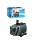 Go To Submersible Water Pump For Ponds And Fountains, 370 GPH, Inline Or Submersible, Oil Free And Eco Friendly, product box and pump