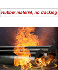 Rock Solid Premium Anti Slip Rubber Pad Oil Resistant Heavy Duty Floor Mat For Workshops Garages And Job Sites A Hardcore Workhorse Built To Handle The Daily Grind with flames in background.