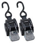 Heavy Duty Retractable Ratchet Straps for Boats 72 Inch 1400 Lbs Break Strength Bolt On Transom Tie Down Straps 2 Pack