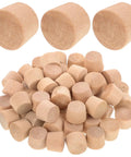 Round Wooden Furniture Hole Plugs For Table And Chair Legs Round Hardwood Screw Hole Covers With Snap Fit Easy Install No Burrs