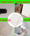 Two Pack 12 By 12 By One Half Inch Drywall Patch Panels For Large Hole Repair Easy Wall Patch Kit installation steps