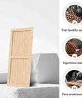 42 Inch By 84 Inch Sliding Barn Door Solid Spruce Slab Interior Door showing quality spruce wood and craftsmanship details.