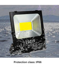 JUDYSSY Led Flood Light Outdoor Waterproof Lighting 50W100W Flood Light Industrial Lighting 400W600W High Power Flood Light for Court,Garden,Warehouse,6000 K200W， in water showing IP66 protection.