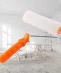 9 Inch Latex Floor Leveling Screed Roller Tool Heavy Hitter For Epoxy Floors And Self Leveling Compound Drill Attachment Smooth Mover.