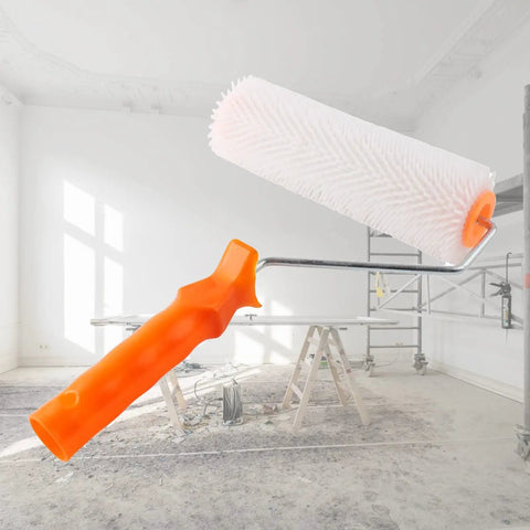 9 Inch Latex Floor Leveling Screed Roller Tool Heavy Hitter For Epoxy Floors And Self Leveling Compound Drill Attachment Smooth Mover.